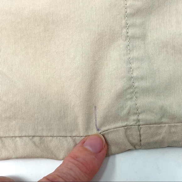 Columbia Beach Board Shorts Water Pants Tan/Green Size Small - Picture 12 of 15